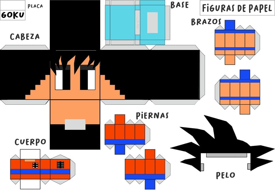 papercraft-goku