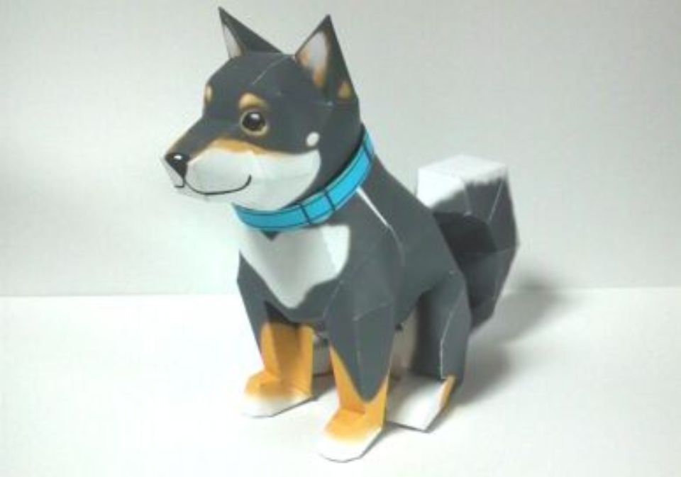 papercraft husky pdf