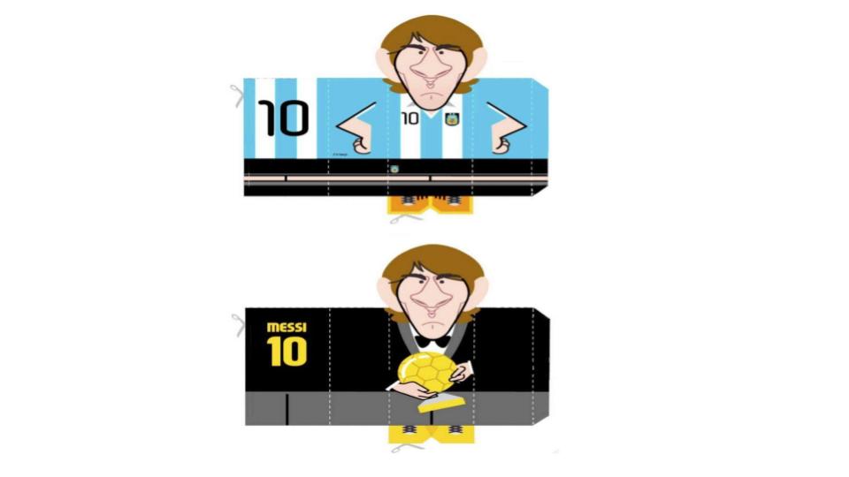 Papercraft messi
