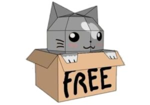 Papercraft Cat Box free
