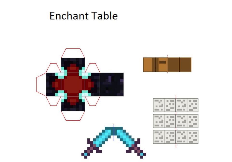 Mesa encantamientos minecraft