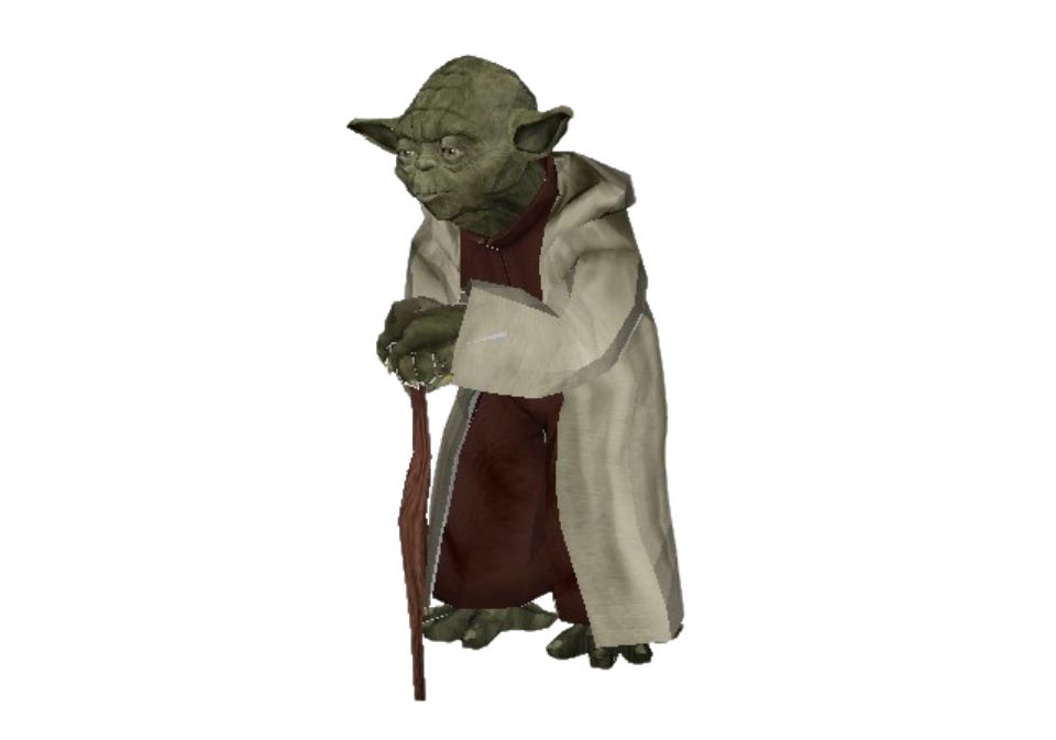 Maestro Yoda papercraft